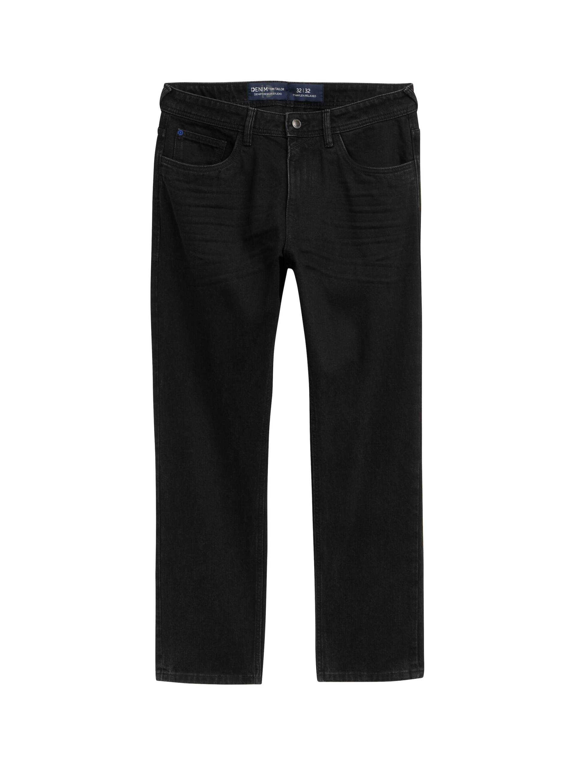 Denim Tom Tailor - TTWAYLEN RELAXED Jeans black black denim - Gr. - 30/34 von Denim Tom Tailor