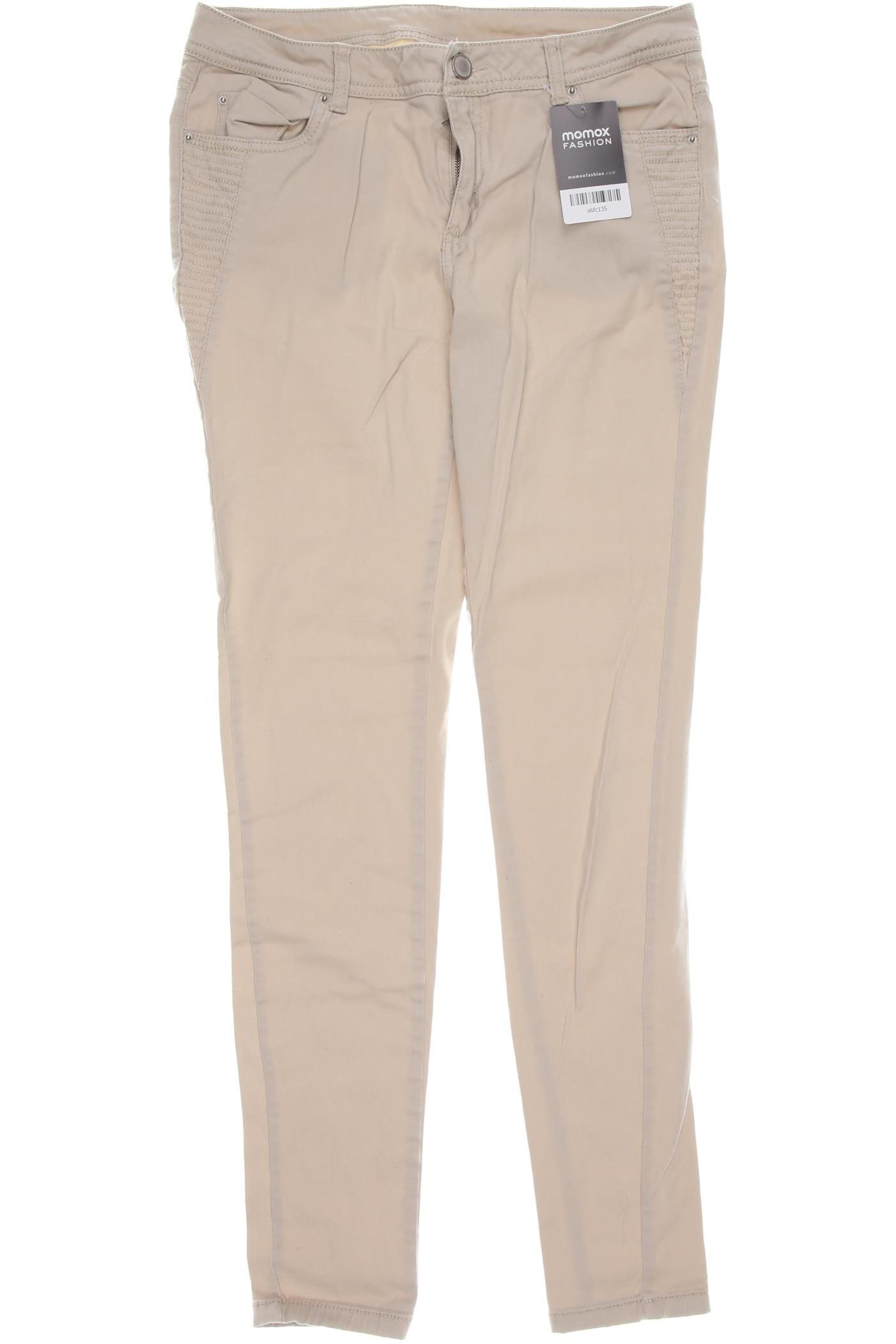 Denim & Co. Damen Jeans, beige von Denim & Co.