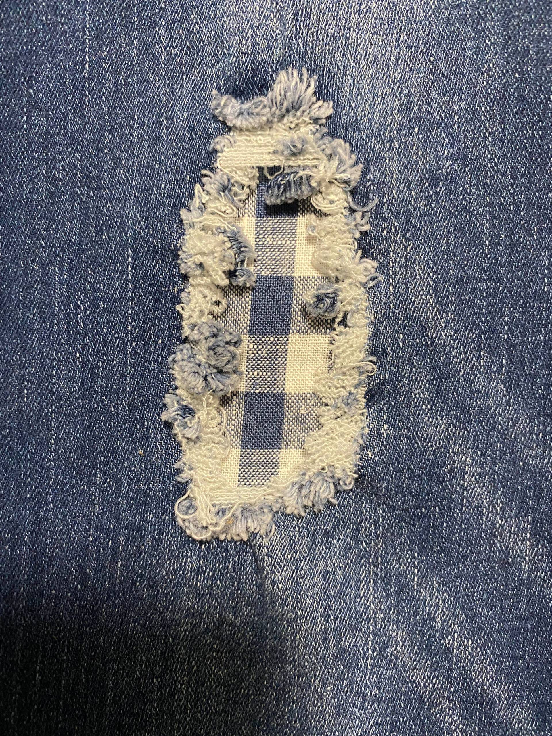 Gingham Patch, Aufnäher Für Jeans, Zum Aufbügeln, Jeans Reparieren, Aufnäher, Print, Handgemacht, Patches von DenimPineapple