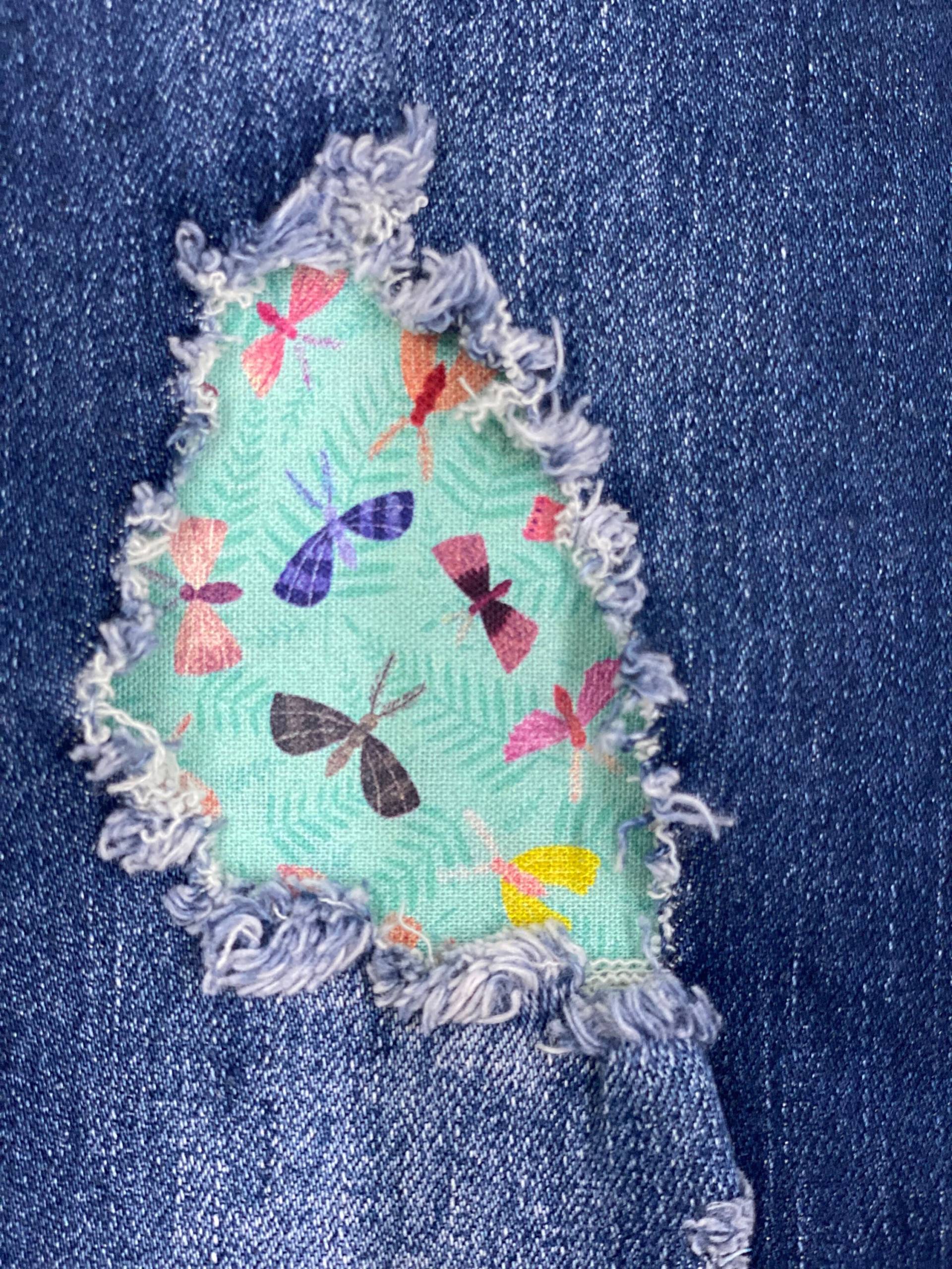 Mini Schmetterling Aufnäher, Patches, Aufbügler Für Jeans, Jeans Schmetterlinge Aufnäher von DenimPineapple