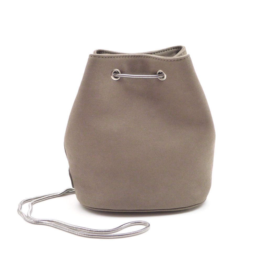 DENISE ROOBOL Mini Bucket Taupe Nubuck von Denise Roobol