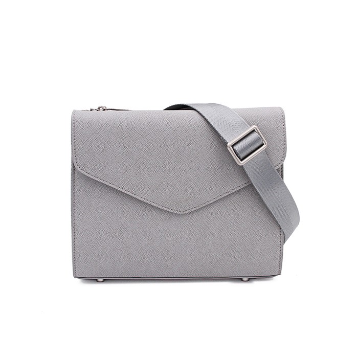 Denise Roobol Mini 2 in 1 Bag Mid Grey Stripe von Denise Roobol