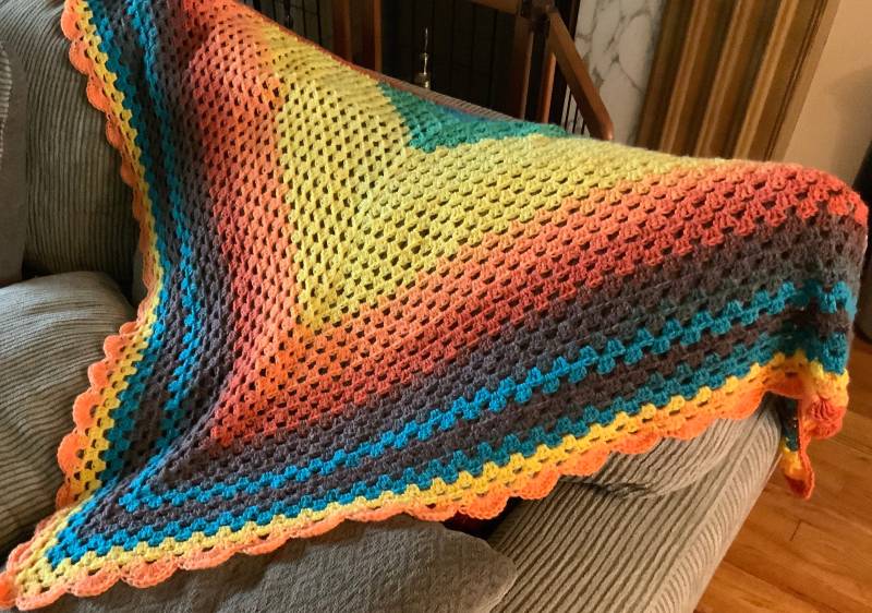 Häkeln Boho Oma Schal von DeniseBlack