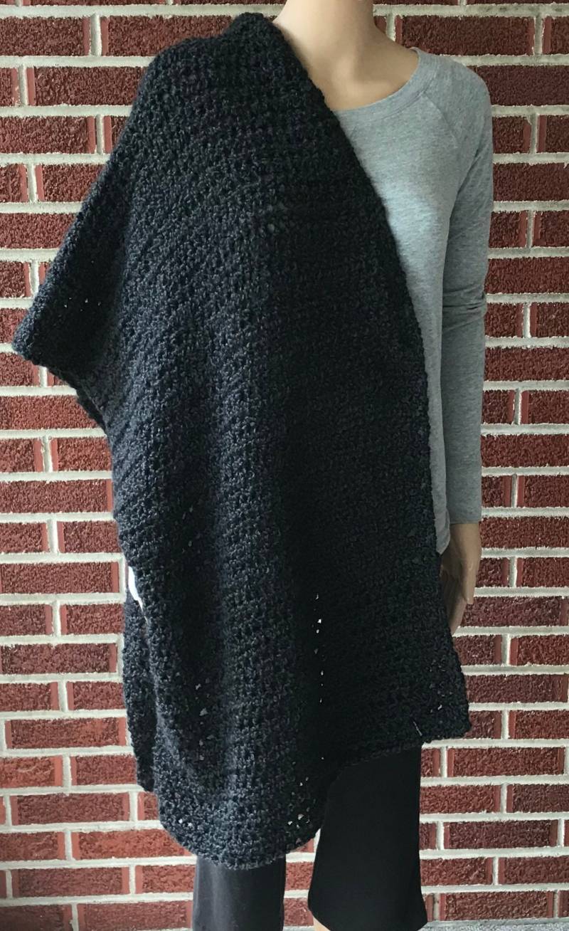 Homespun Gebetstuch in Schwarz von DeniseBlack