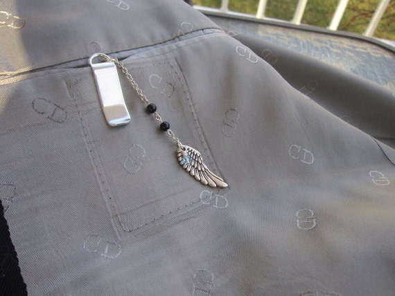 Bräutigam Revers Charme, Erinnerung Für Bräutigam, Hochzeit Erinnerung, Geschenk Verlust, Verlust Der Geliebten, Wappen Engel von DeniseJewelryDesigns