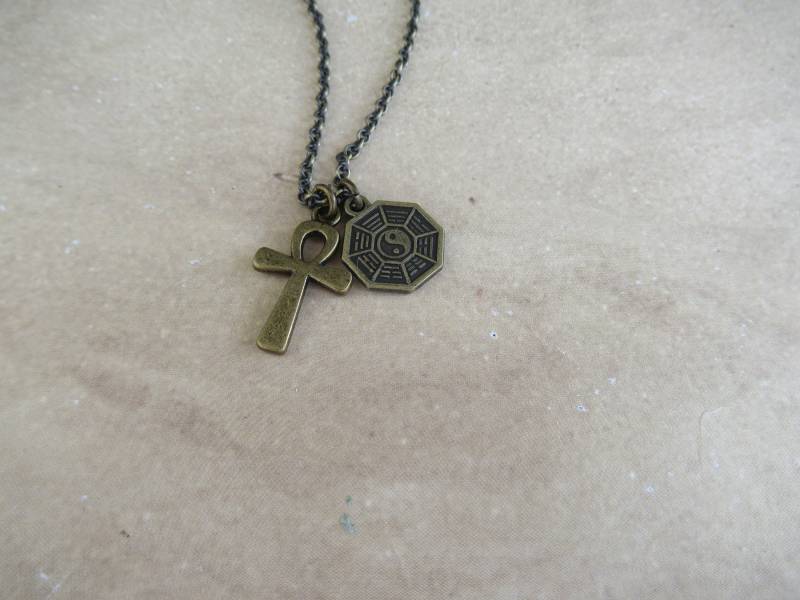 Lost Tv Show Halskette, Lost Jewelry Memorabilia Fan Geschenk Für Dharma Symbol Ankh Halskette Lost Tv Show Halskette, Lost Jewelry Memorabilia Fan Geschenk Für Dharma Symbol Ankh Halskette von DeniseJewelryDesigns
