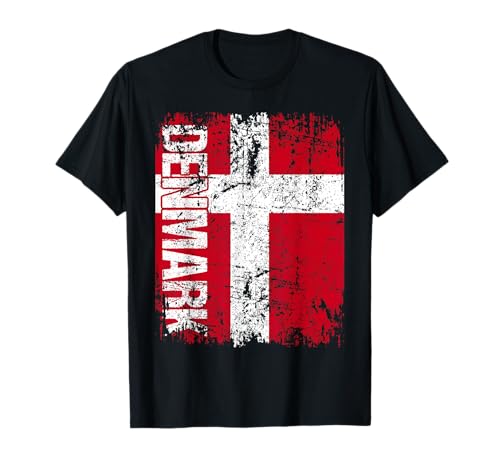 DÄNEMARK Flagge | Damen Herren Kinder DÄNEMARK T-Shirt von Denmark Family Shop