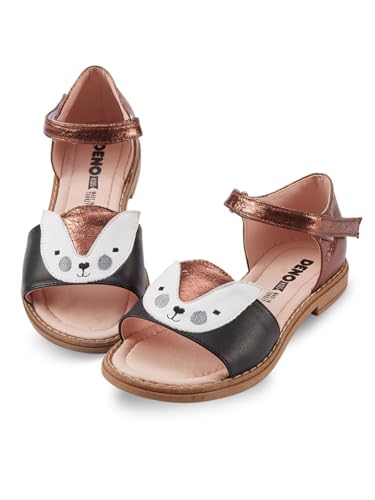 Denokids Mädchen-Sandalen, süße Cate-förmige Baby-Sandalen, Mädchenschuhe mit 100% PU-Obermaterial, Textilfutter, Thermo-PVC-Sohle, abwischbar | 29 Nummer von Denokids