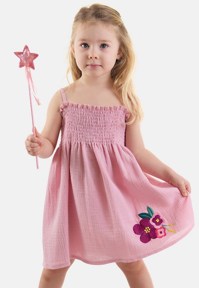 Denokids Shirtkleid Flowers Muslin (2-tlg) mit Blumenstickerei von Denokids