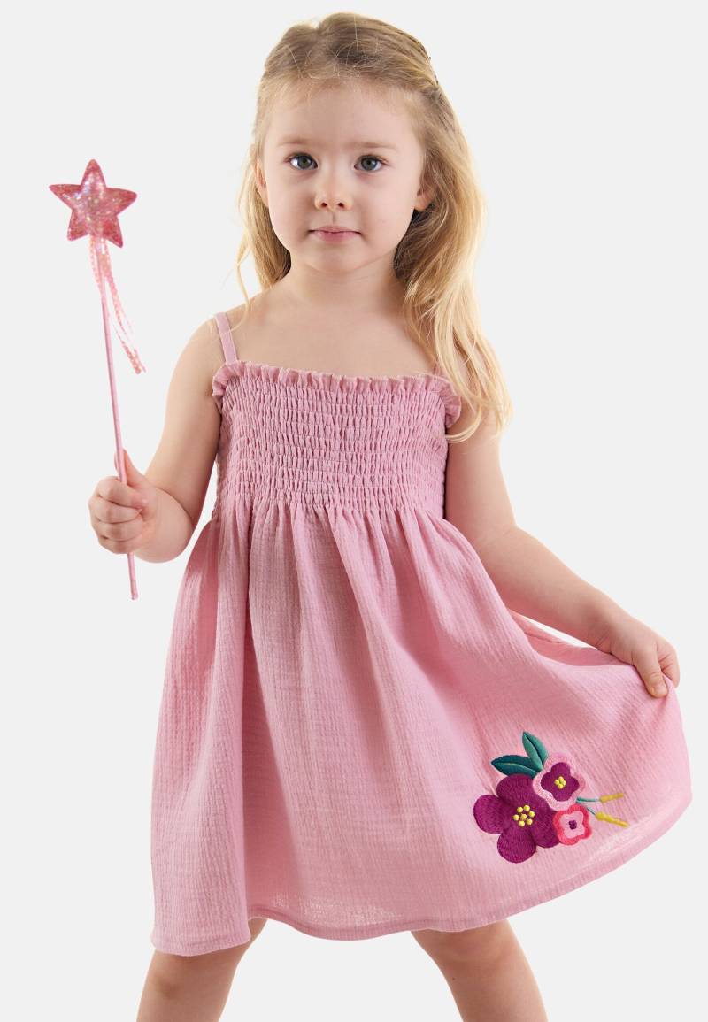 Denokids Shirtkleid "Flowers Muslin" 2 Stk. tlg. mit Blumenstickerei von Denokids