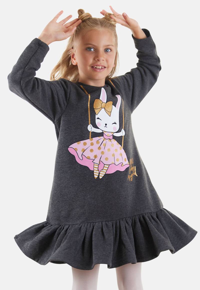 Denokids Shirtkleid "Glitter Rabbit" 1 Stk. tlg. mit Kaninchen-Print von Denokids