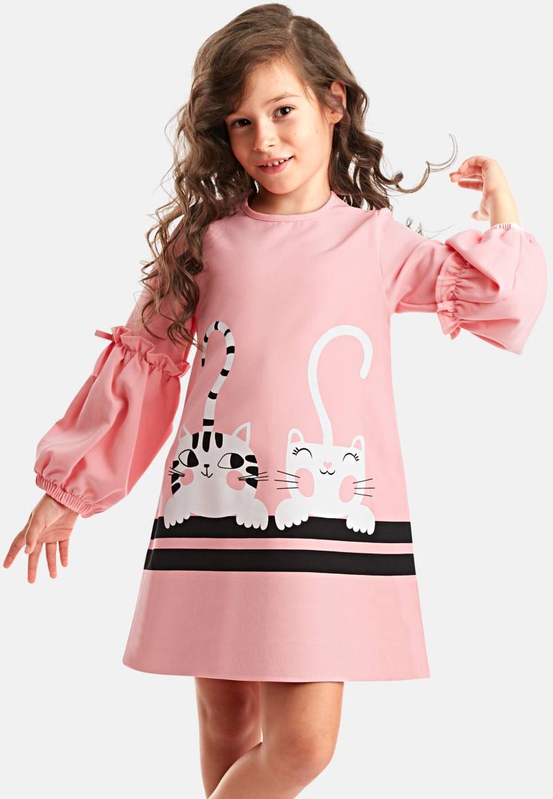 Denokids Sommerkleid "Cute Friends" 1 Stk. tlg. mit Katzenaufdruck von Denokids