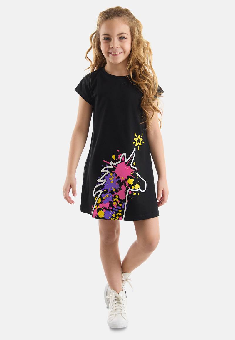 Denokids Sommerkleid "Unicorn Splash" 1 Stk. tlg. mit Einhorn-Print von Denokids