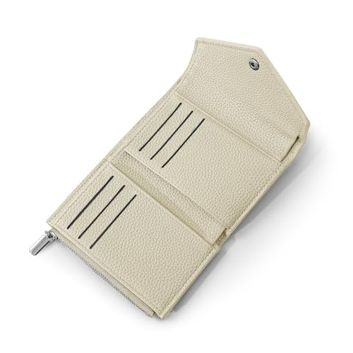 Denovin Geldbörse für Damen, Umschlag kleine Geldbörsen, Damen, Bifold Wallet mit Reißverschluss, Münzfach für Bargeld, Weiss/opulenter Garten, Minimalistisch Denovin Geldbörse für Damen, Umschlag kleine Geldbörsen, Damen, Bifold Wallet mit Reißverschluss, Münzfach für Bargeld, Weiss/opulenter Garten, Minimalistisch von Denovin