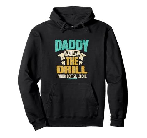 I Have Two Titles Daddy and Dentist, Funny Father's Day Men Pullover Hoodie von Dentist Dad Design, Funny Father’s Day Legend