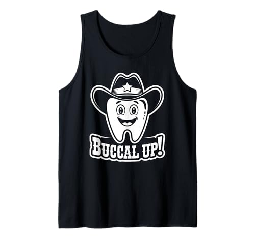 Lustiger Zahnspruch Buccal Up Cowboy Zahn Humor Frauen Männer Tank Top Lustiger Zahnspruch Buccal Up Cowboy Zahn Humor Frauen Männer Tank Top von Dentist Hygienist Dental Assistant Western Fans