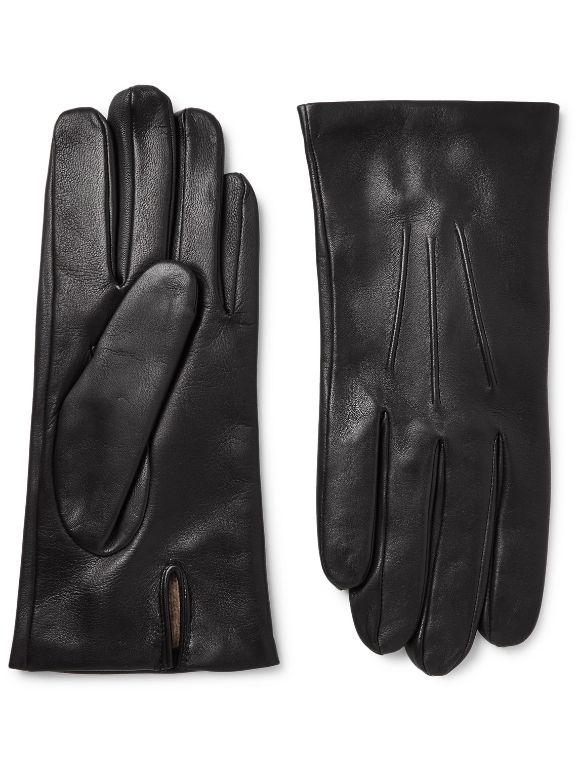 Dents - Bath Cashmere-Lined Leather Gloves - Men - Black - 10 von Dents