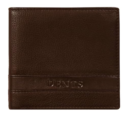 Dents Clyde Clyde Geldbörse aus Leder, RFID-blockierend, Münzgeldbörse, Dunkelbraun von Dents