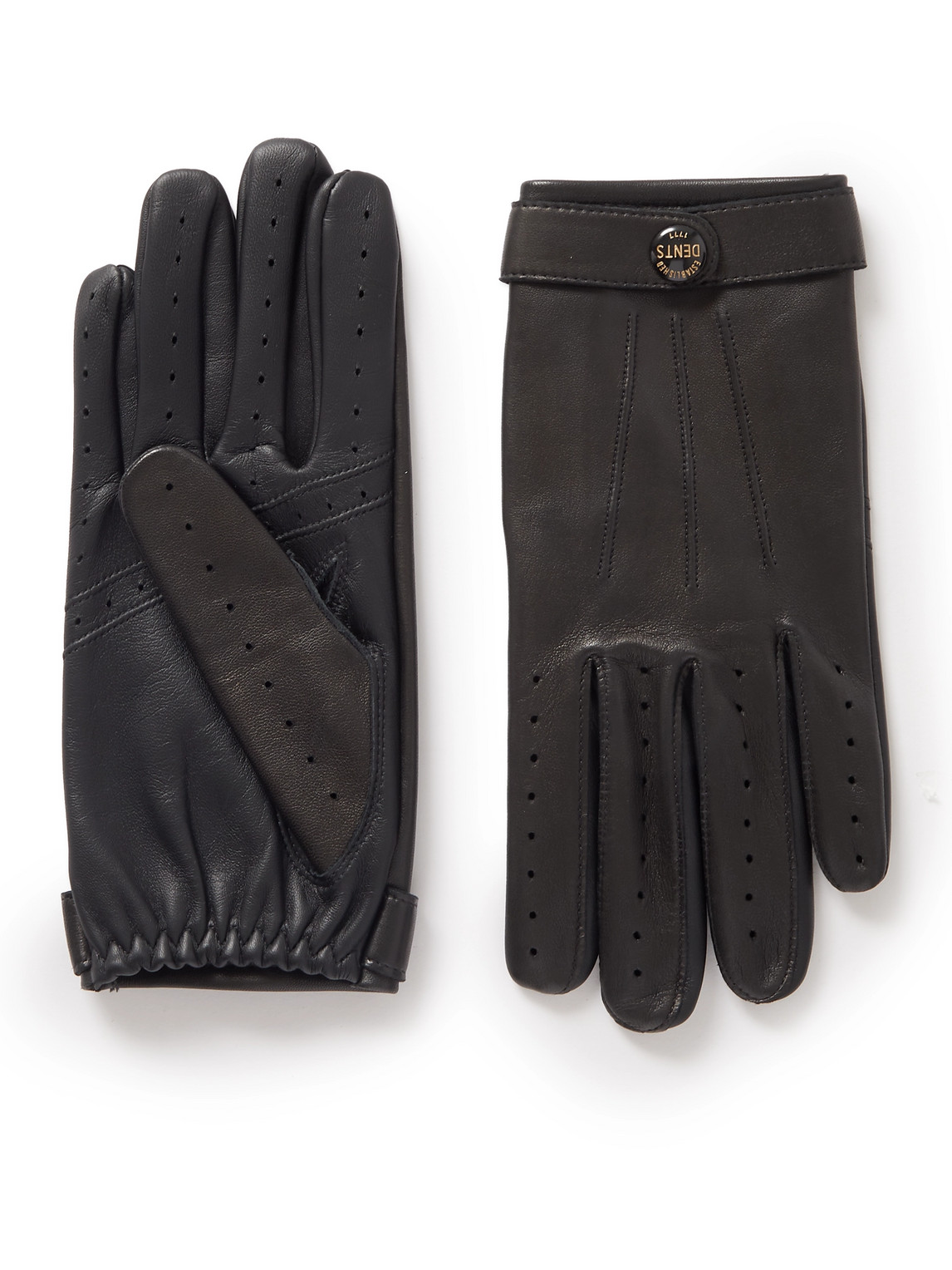 Dents - Rolleston Touchscreen Leather Gloves - Men - Black - L von Dents