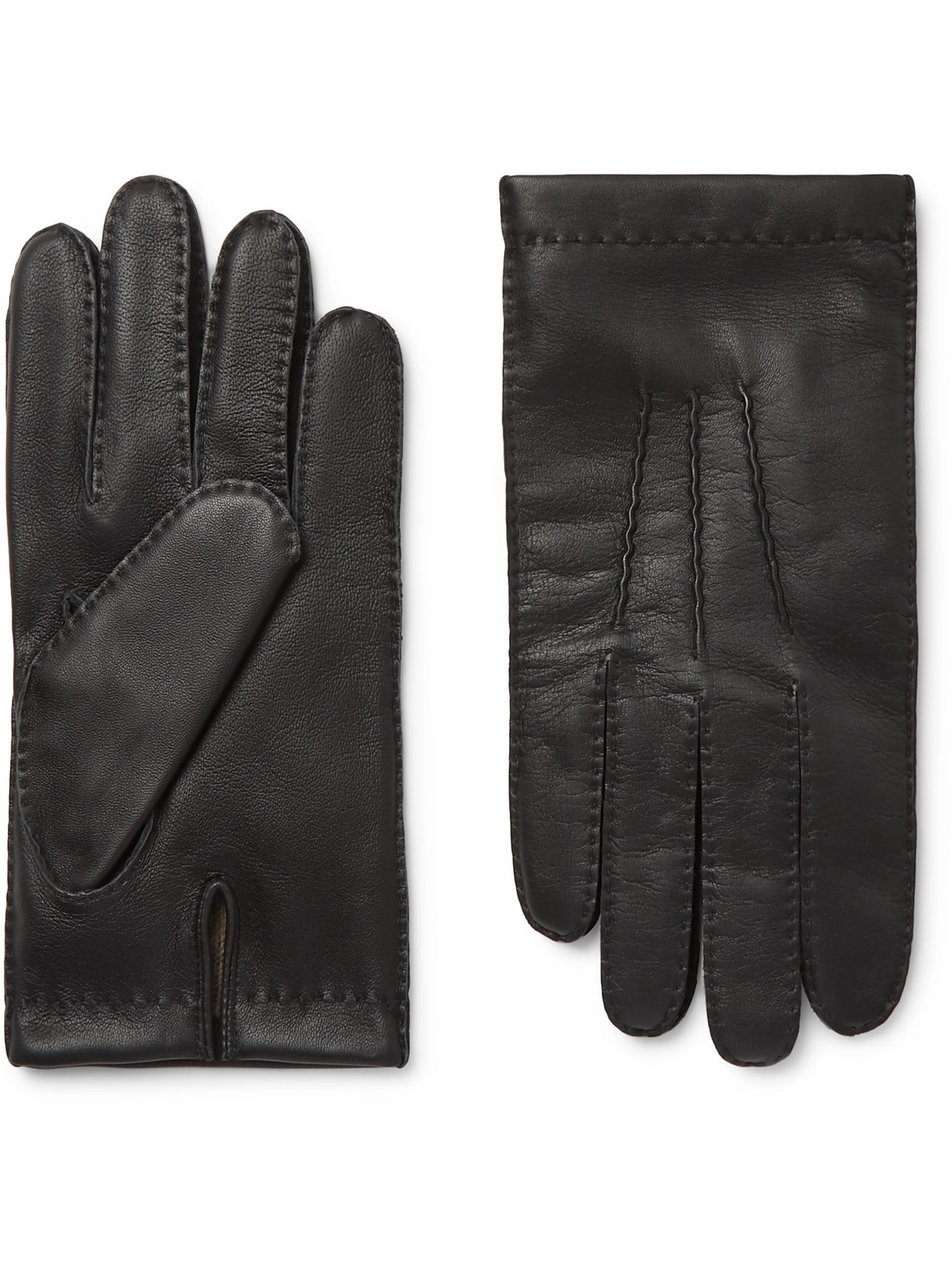 Dents - Shaftesbury Touchscreen Cashmere-Lined Leather Gloves - Men - Black - XL von Dents