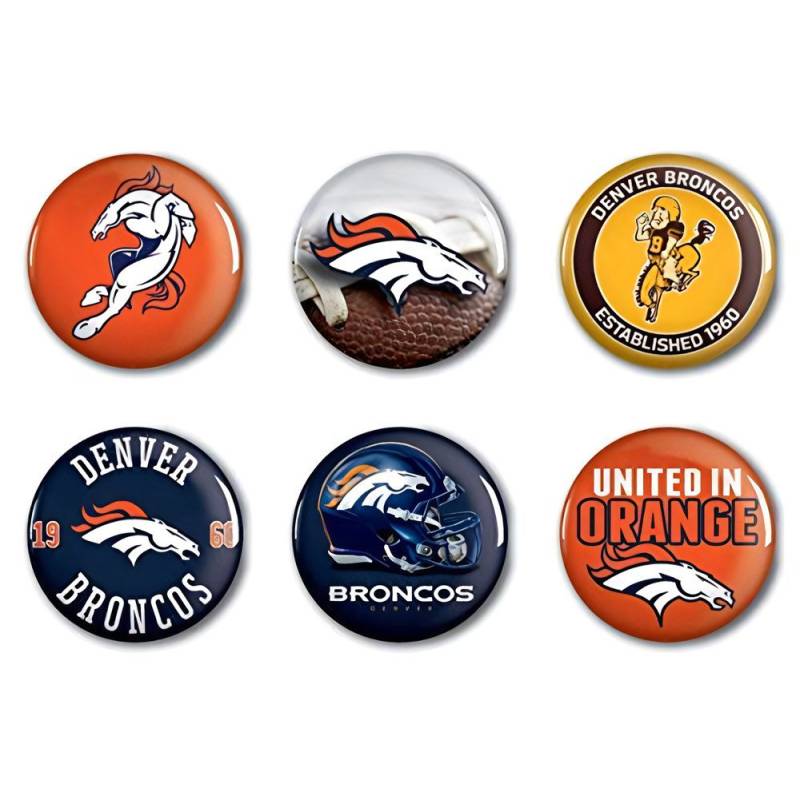 Denver Broncos Button Denver Broncos Button von Denver Broncos