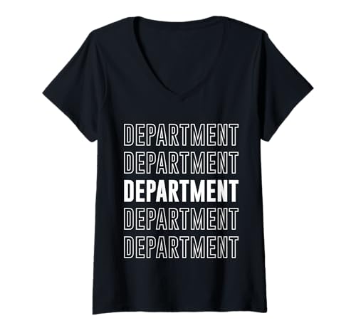 Damen Abteilung T-Shirt mit V-Ausschnitt Damen Abteilung T-Shirt mit V-Ausschnitt von Department Apparel