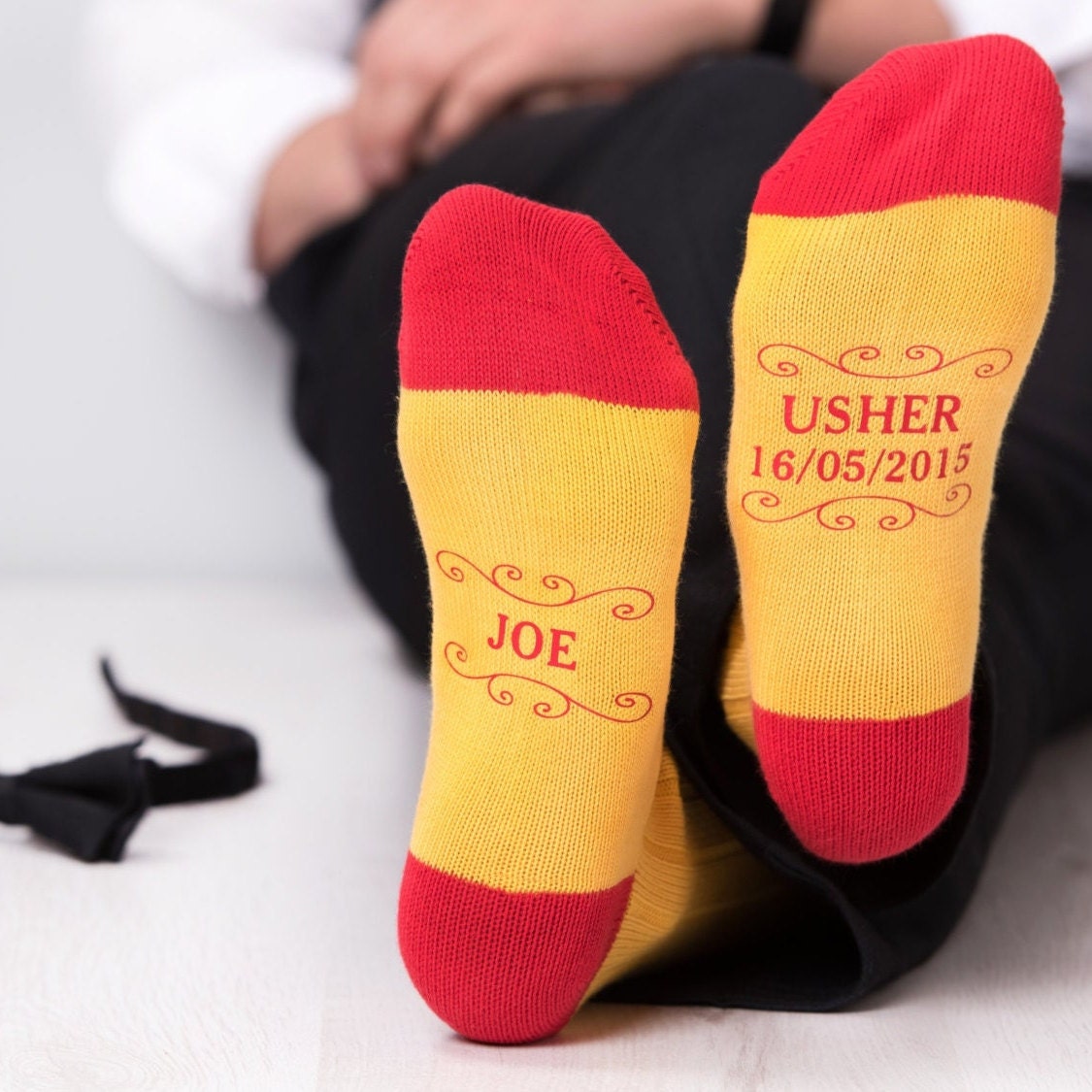 Personalisierte Trauzeugen Socken Bunte Baumwollhochzeitssocken Mit Versteckter Botschaft Personalisierte Trauzeugen Socken Bunte Baumwollhochzeitssocken Mit Versteckter Botschaft von DepartmentOfGifting