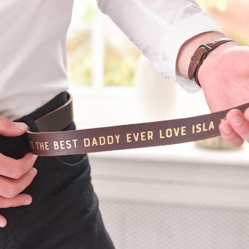 Personalisierter Ledergürtel - Vatertag Geheime Nachricht Gürtel Geschenk Zum 3. Jahrestag Für Papa Versteckte Ihn Personalisierter Ledergürtel - Vatertag Geheime Nachricht Gürtel Geschenk Zum 3. Jahrestag Für Papa Versteckte Ihn von DepartmentOfGifting