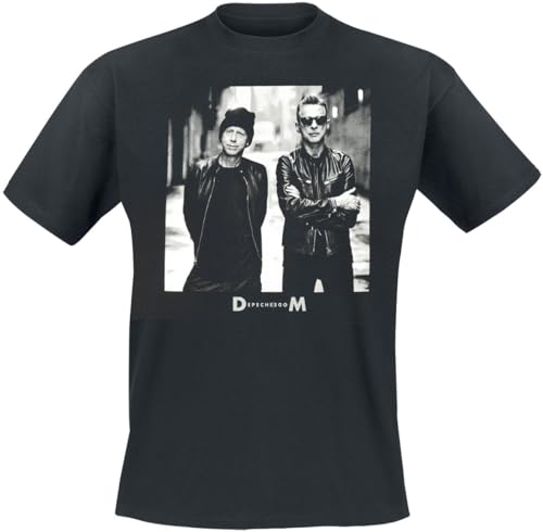 Depeche Mode Alley Photo Männer T-Shirt schwarz S 100% Baumwolle Band-Merch, Bands von Depeche Mode