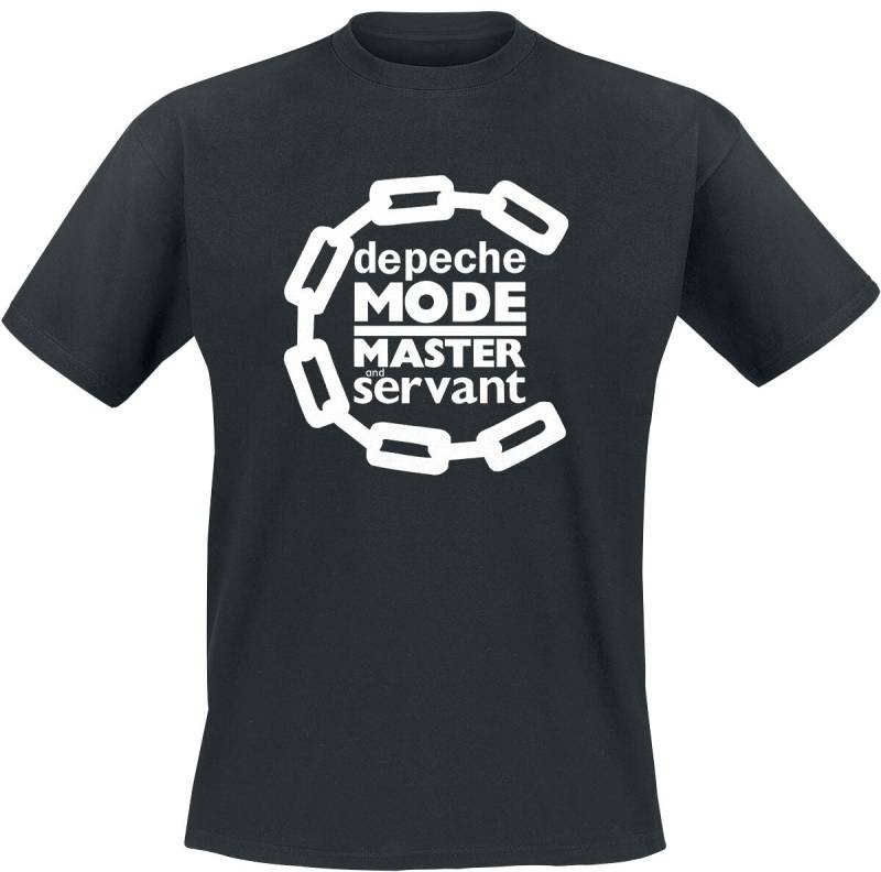 Depeche Mode T-Shirt - Master And Servant - S bis 4XL - für Männer - Größe XXL - schwarz  - Lizenziertes Merchandise! von Depeche Mode