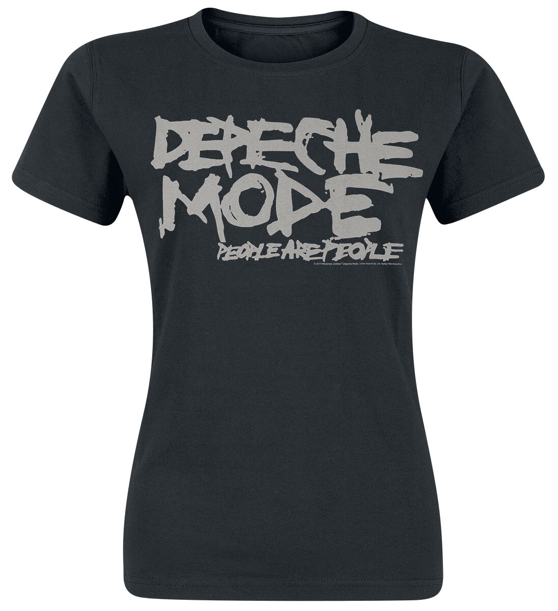 Depeche Mode T-Shirt - People Are People - S bis XXL - für Damen - Größe S - schwarz  - Lizenziertes Merchandise! von Depeche Mode