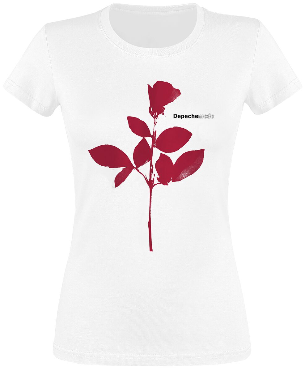 Depeche Mode T-Shirt - S bis 3XL - für Damen - Größe 3XL - weiß  - Lizenziertes Merchandise! von Depeche Mode