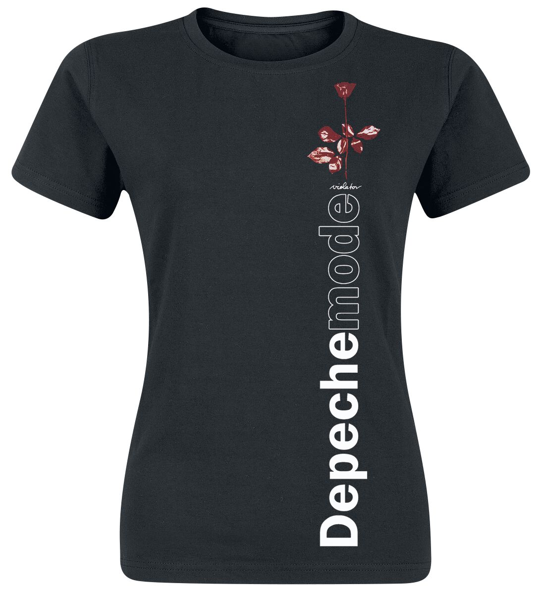 Depeche Mode Violator Side Rose T-Shirt schwarz in L von Depeche Mode