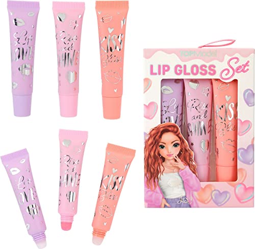 Depesche 12328 TOPModel Lipgloss Set BEAUTY and ME - 1 Set bestehend aus 3 Tuben von Depesche