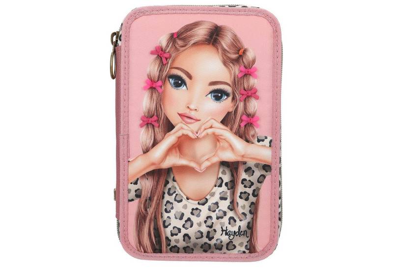 Depesche Geldbörse Depesche 3-Fach Federtasche LEOHEART pink von Depesche