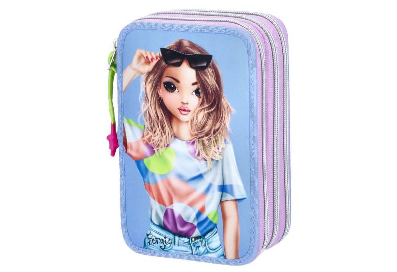 Depesche Geldbörse Depesche 3-Fach Federtasche TOPModel FLASH lila von Depesche