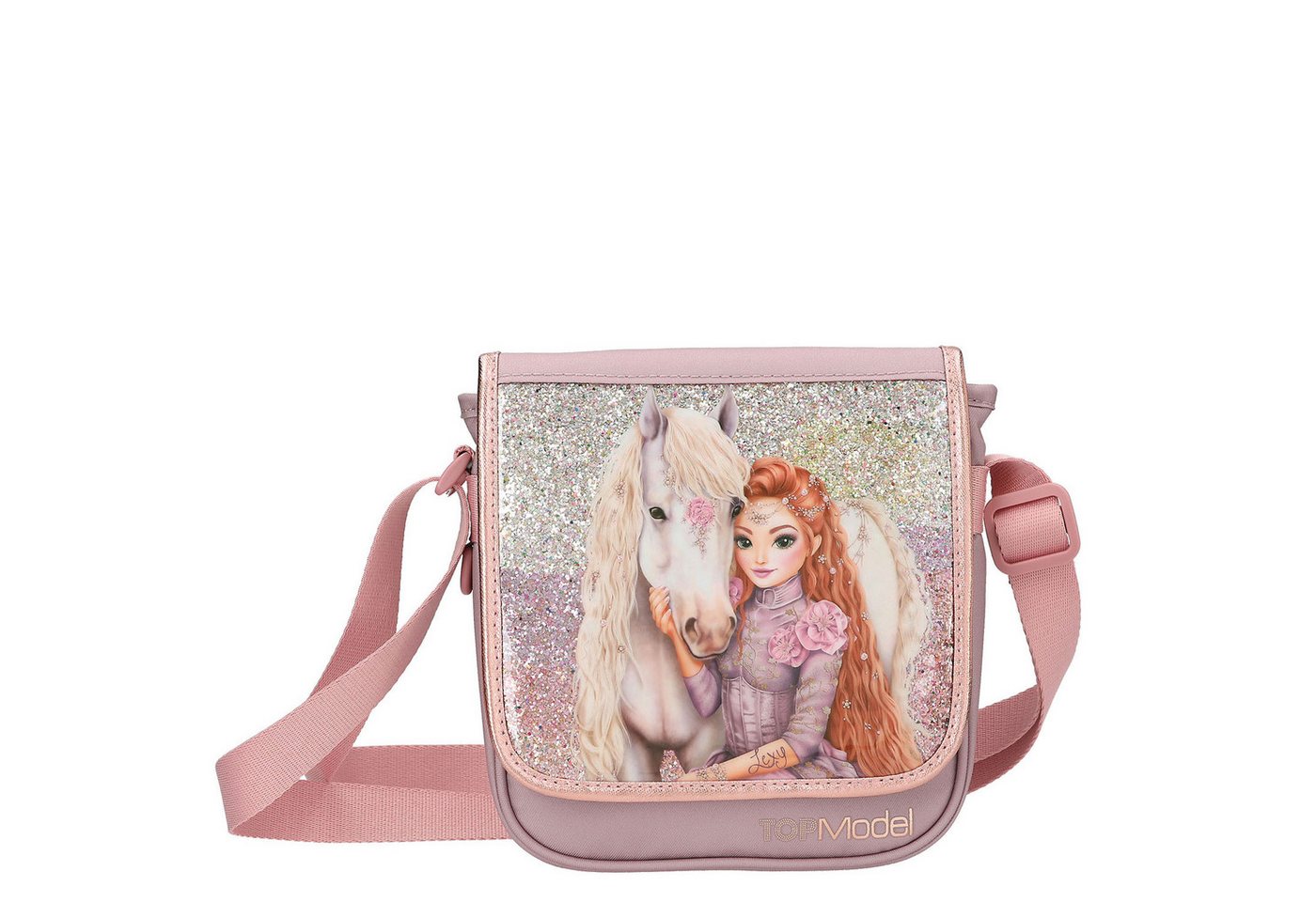 Depesche Geldbörse Depesche kleine Umhängetasche TOPModel GIRL POWER 26-beige von Depesche