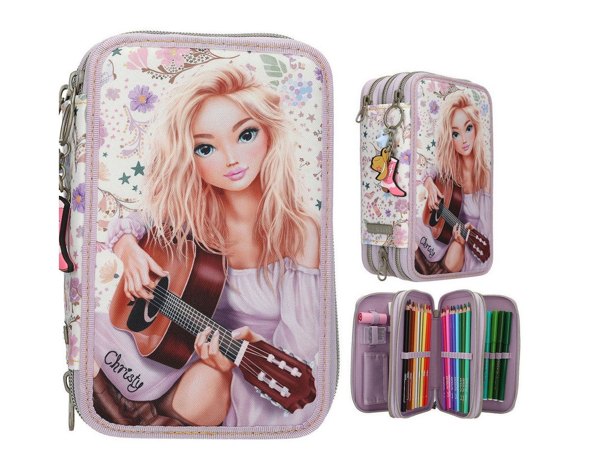 Depesche Kinder-Etui TOPModel 3 Fach Federtasche COWGIRL von Depesche
