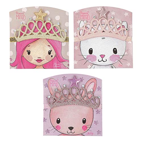 Depesche Princess Mimi Diadem Haarband - Prinzessinenkrone für Mädchen mit elastischen Gummiband von Depesche