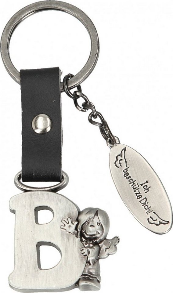 Depesche Schlüsselanhänger Schutzengel Buchstabe Alphabet Anhänger Beschützer Talisman, A B C D E F G H I J K L M N O P R S T U V W X Y Z von Depesche