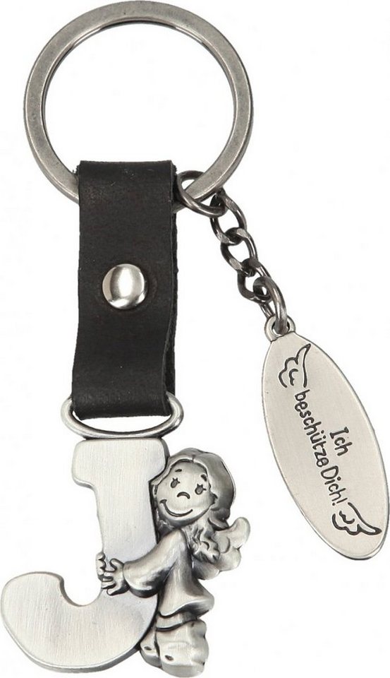 Depesche Schlüsselanhänger Schutzengel Buchstabe Alphabet Anhänger Beschützer Talisman, A B C D E F G H I J K L M N O P R S T U V W X Y Z von Depesche