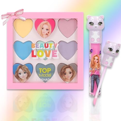 TOPModel Lidschatten Palette BEAUTY and ME + TOPModel Lipgloss Tier BEAUTY and ME - TOPModel Beauty Glam von Depesche