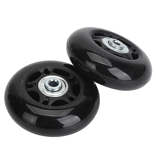 Gepäckkoffer Ersatzräder Set von 2, Stumme Pu -Gummi -Gepäck -Koffer -räders, 360 -Grad -Rotation Koffer Gepäck Ersatzräder Gummi -Schwenk -Caster Repair (56x24mm / 2.2x0.9in) (64x24mm / 2,5x0,9in) von Depisuta