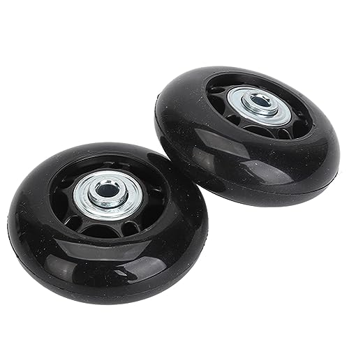 Gepäckkoffer Ersatzräder Set von 2, Stumme Pu -Gummi -Gepäck -Koffer -räders, 360 -Grad -Rotation Koffer Gepäck Ersatzräder Gummi -Schwenk -Caster Repair (56x24mm / 2.2x0.9in) (64x24mm / 2,5x0,9in) von Depisuta