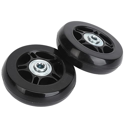Gepäckkoffer Ersatzräder Set von 2, Stumme Pu -Gummi -Gepäck -Koffer -räders, 360 -Grad -Rotation Koffer Gepäck Ersatzräder Gummi -Schwenk -Caster Repair (56x24mm / 2.2x0.9in) (64x24mm / 2,5x0,9in) von Depisuta