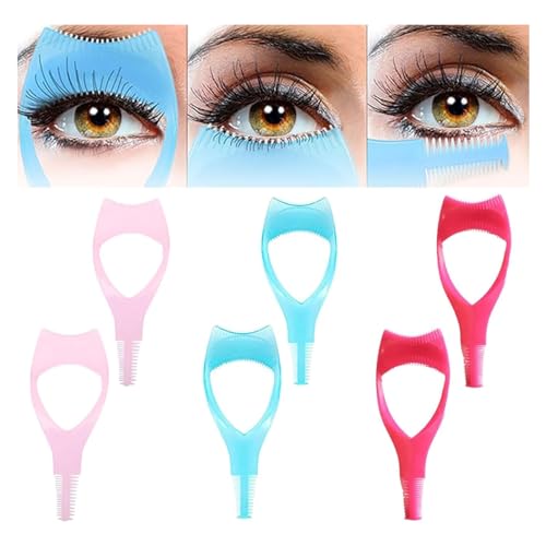 Mascara Shield Applikator Guard, 3 in 1 Wimpern Werkzeuge Mascara Shield Applikator Guard, 3 in 1 Wimpernwerkzeuge Mascara Schild, wiederverwendbarer Wimpernapplikator Werkzeug Schutz für Mascara (MIX von Depploo