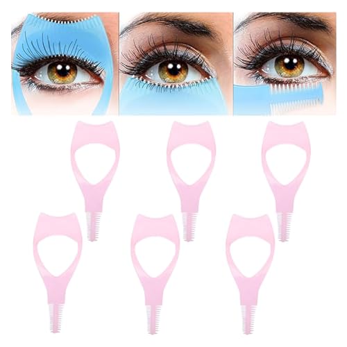 Mascara Shield Applikator Guard, 3 in 1 Wimpern Werkzeuge Mascara Shield Applikator Guard, 3 in 1 Wimpernwerkzeuge Mascara Schild, wiederverwendbarer Wimpernapplikator Werkzeug Schutz für Mascara von Depploo