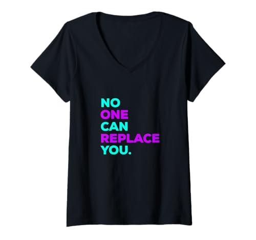 Damen Niemand kann Dich ersetzen T-Shirt | Suicide Awareness T-Shirt mit V-Ausschnitt Damen Niemand kann Dich ersetzen T-Shirt | Suicide Awareness T-Shirt mit V-Ausschnitt von Depression & Suicide Awareness