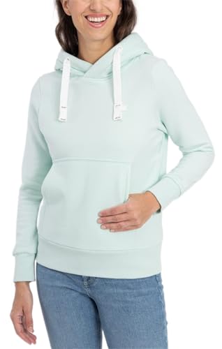 Deproc Active Damen Sweatshirt Mit Kapuzenjacke Fleecejacke Windbreaker Hoodie Hildacmyk Kapuzenpullover, Mint, 40 EU von DEPROC-Active