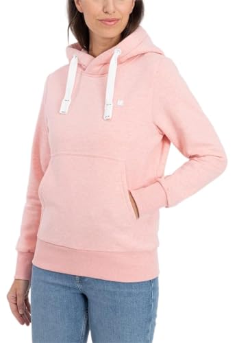 Deproc Active Damen Sweatshirt Mit Kapuzenjacke Fleecejacke Windbreaker Hoodie Hildacmyk Kapuzenpullover, Peach, 36 EU von DEPROC-Active